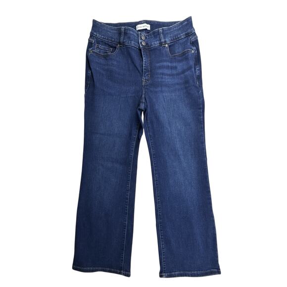 Lane Bryant Jeans Flex Magic Waistband Curvy Fit High Rise Boot Dark Wash 14 S - Picture 4 of 12